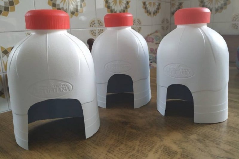 bricolage bouteille de lait