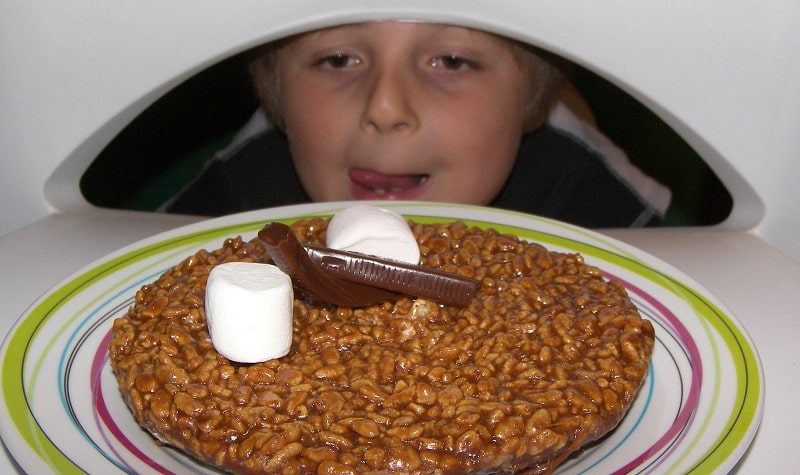 Gâteau chamallow et carambar 