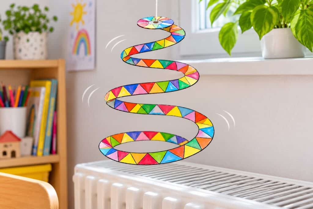 expérience spirale magique en action