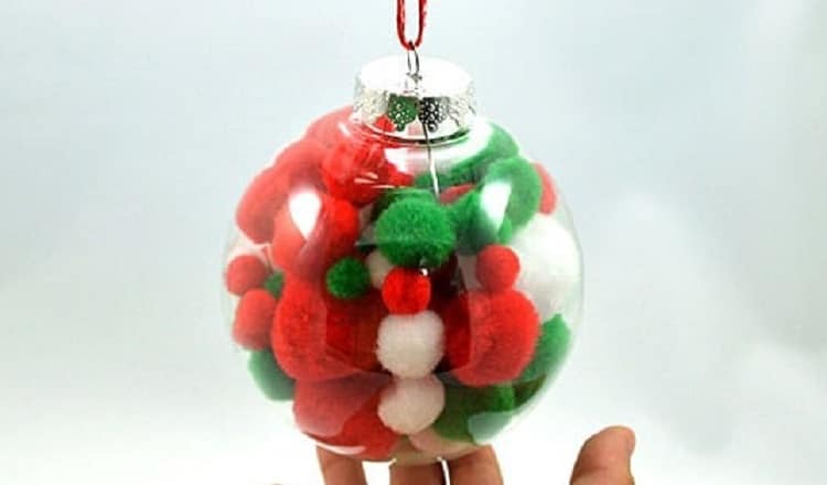 bricolage noel pompons