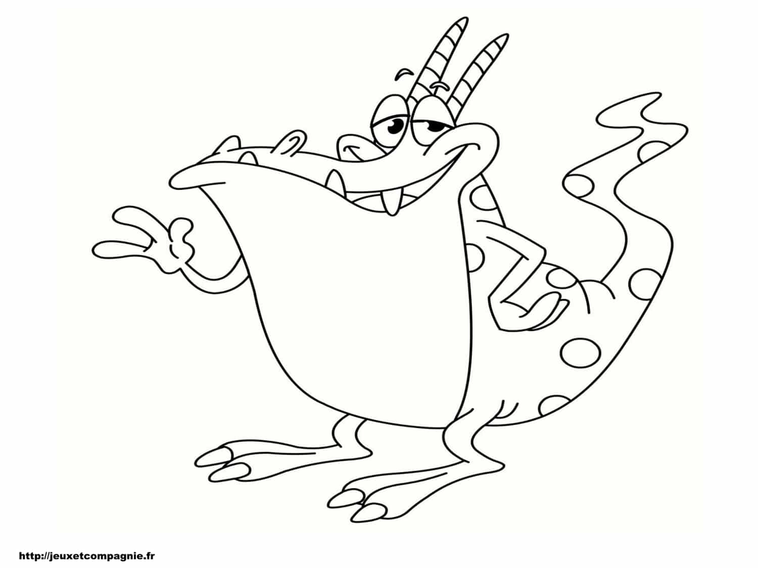 Coloriages de monstres Coloriages de monstres