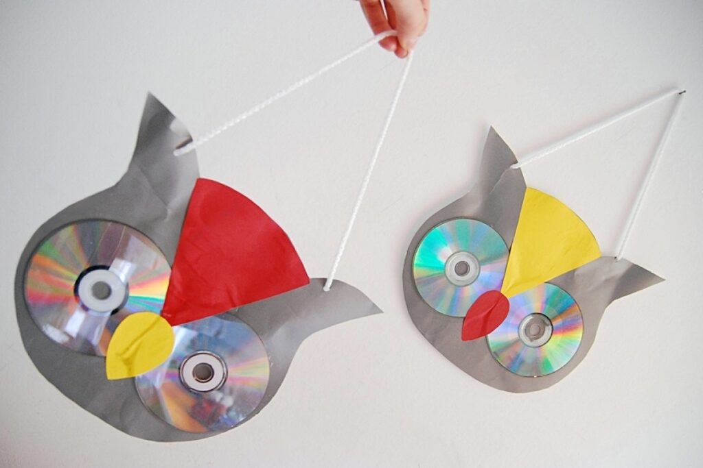 bricolage avec des cd