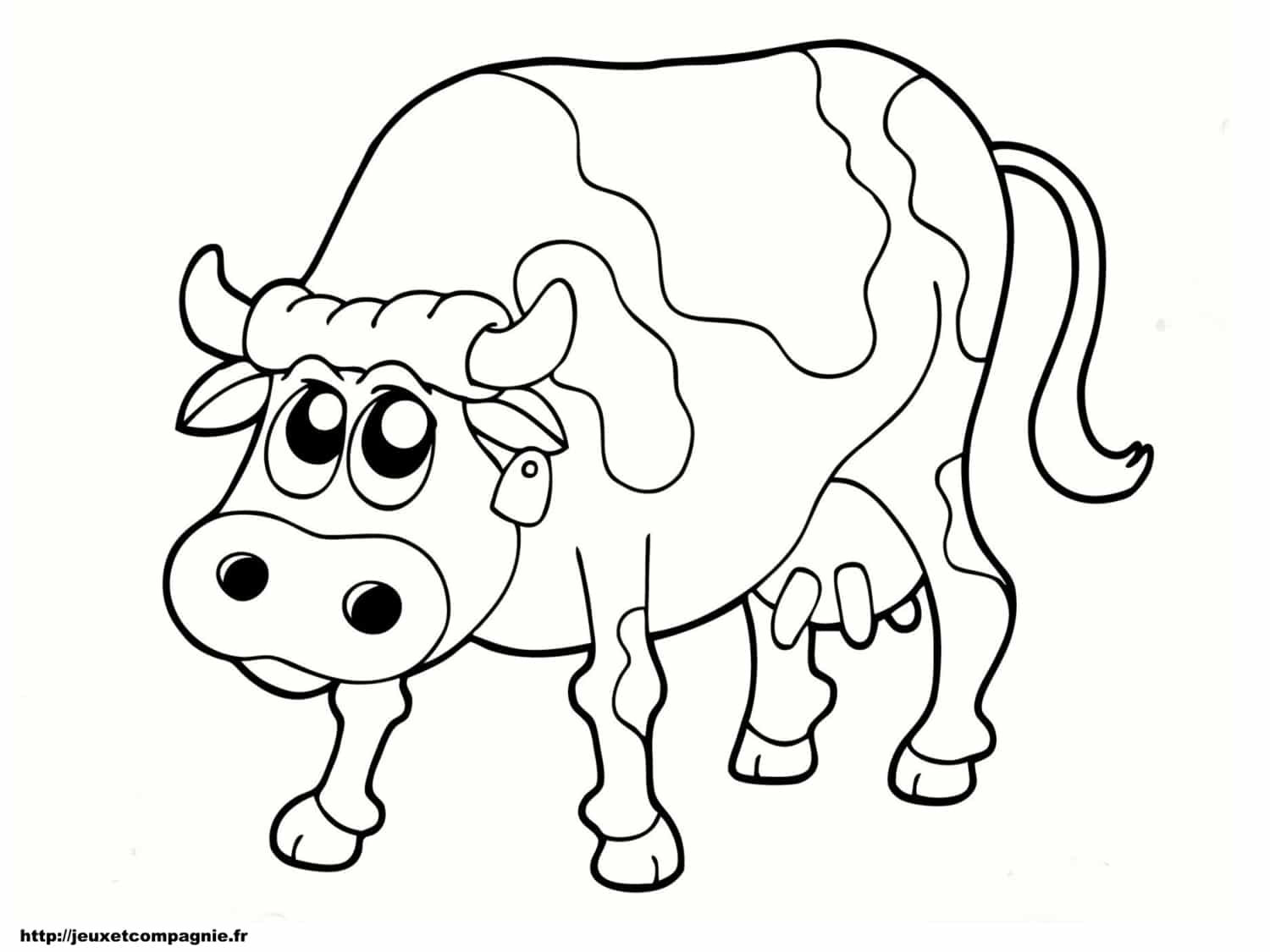 colorier une vache