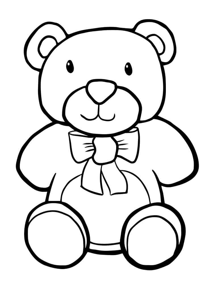 Coloriages nounours à imprimer