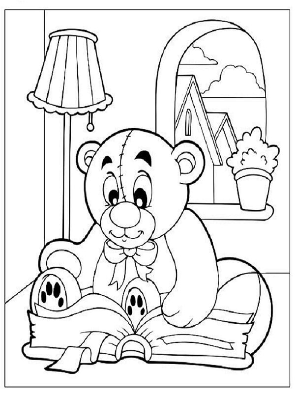 Coloriages nounours à imprimer