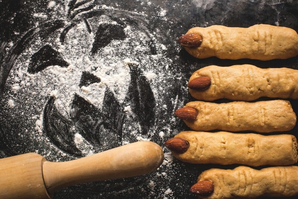 repas halloween doigts de sorcière