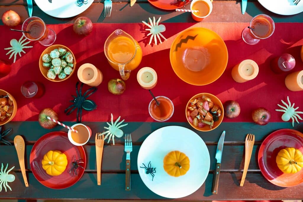 table pour halloween