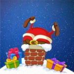 le père noël et les cheminées