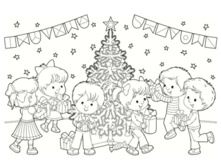 coloriage de noel