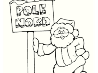 p&egrave;re noel coloriage &agrave; imprimer