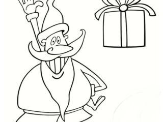 p&egrave;re noel coloriage &agrave; imprimer