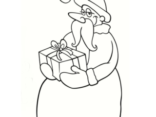colorier un pere noel