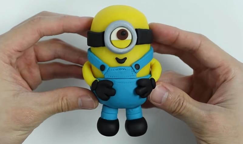 minion en pâte à modeler