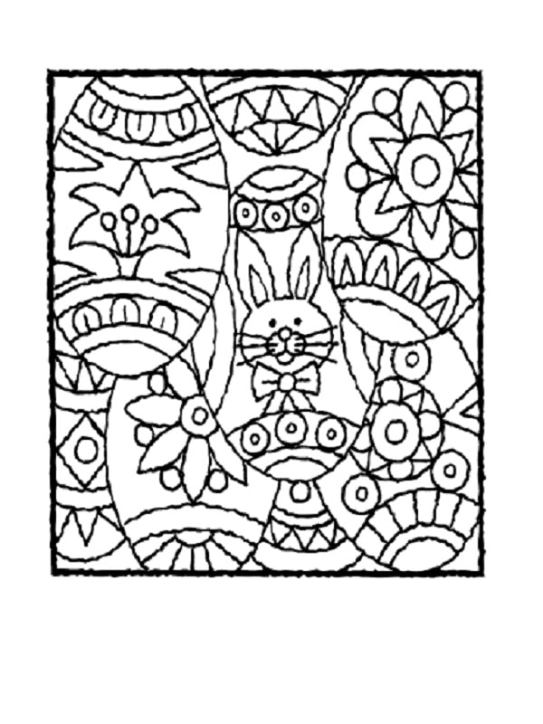 coloriages oeufs paques