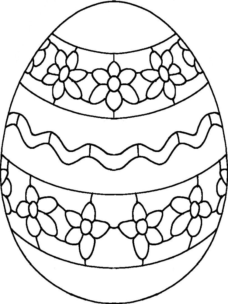 Coloriage Oeuf De Paques A Imprimer Gratuit