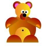 Activité maternelle : nounours avec des ronds