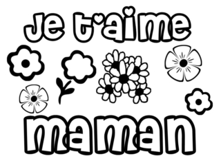 dessin pour fête des mères