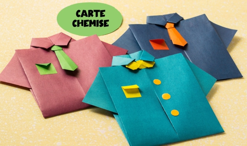 carte chemise fête des pères