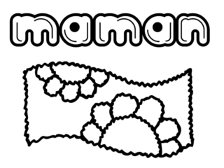 coloriage fete des maman