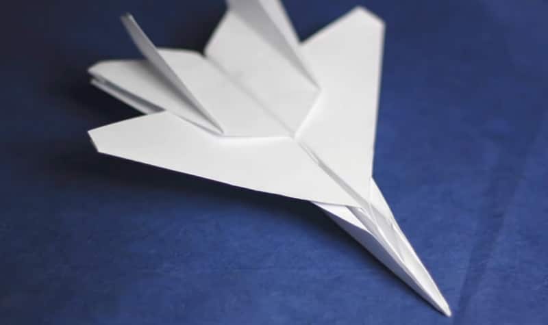 origami avion de chasse