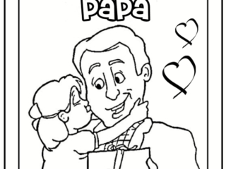 coloriage papa 11 coloriage fêtes des pères