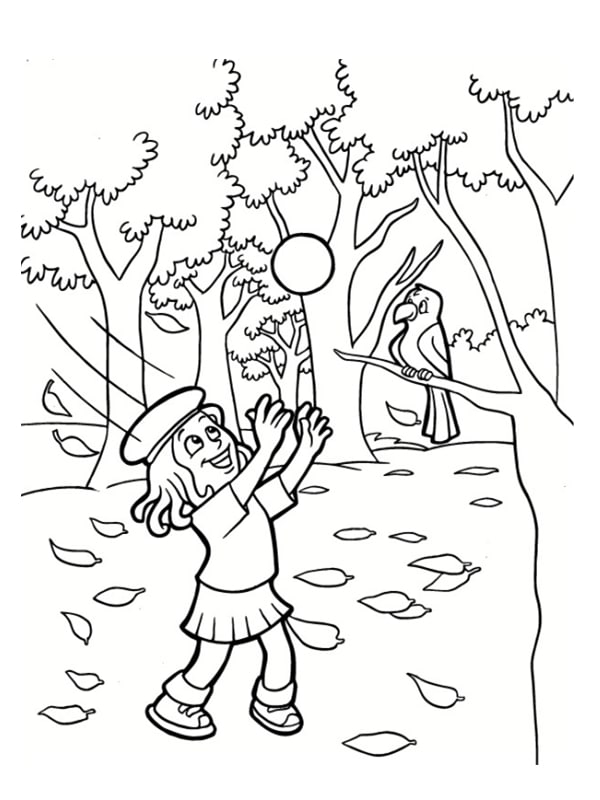 Coloriages d'automne à imprimer gratuitement