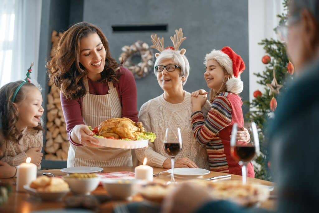 repas de noel en famille