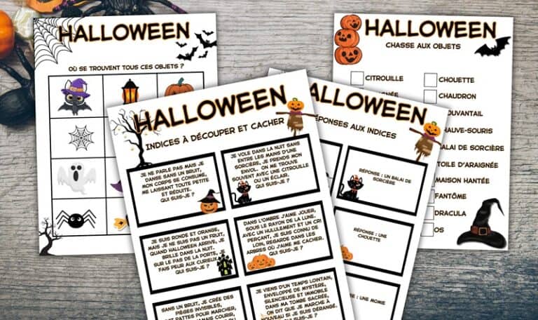 Chasse Au Trésor Halloween Gratuite à Imprimer Pdf