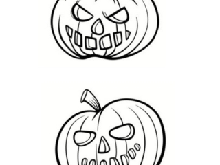 dessin citrouilles