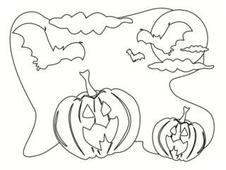 coloriage citrouille