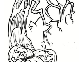 coloriage citrouille