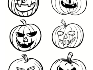 coloriages citrouille