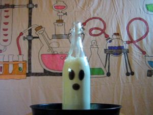 expérience en bouteille