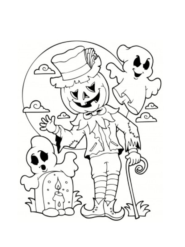 monstres halloween les coloriages