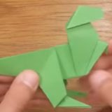 Origami dinosaure