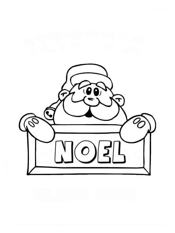 colorier un pere noel