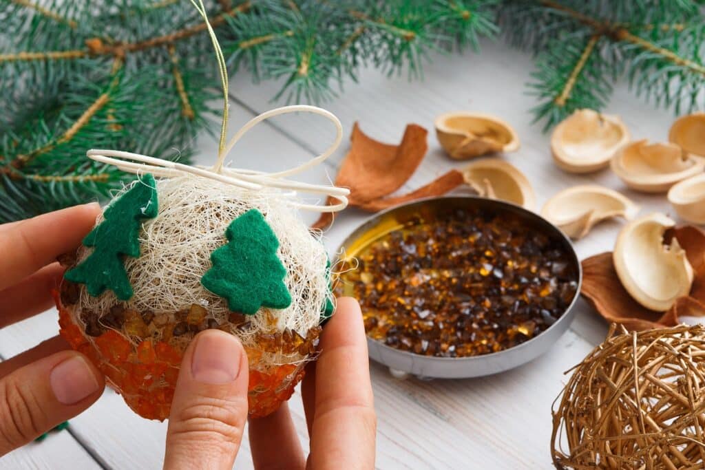 boule de noel diy