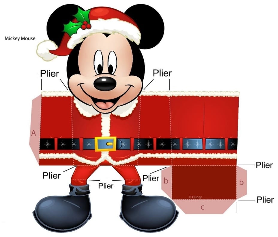 boite noel mickey