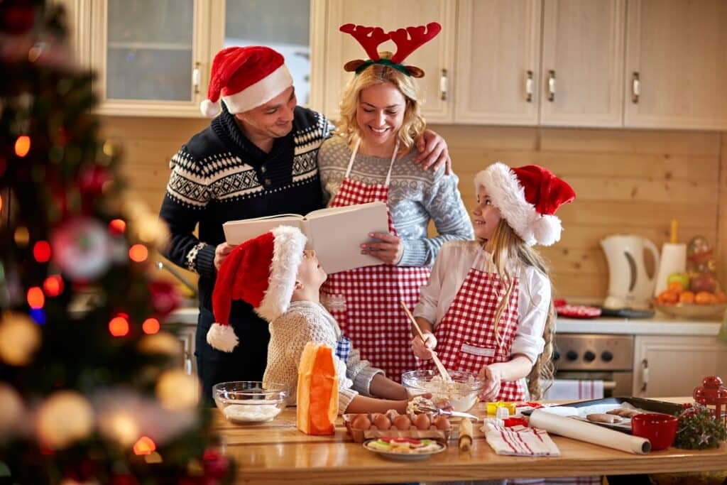 cuisine de noel en famille