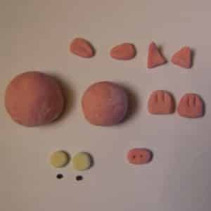 modèle cochon pâte à sel