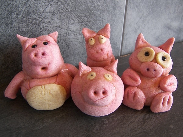 comment faire un cochon en pâte à sel