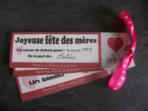tickets pour la fête des mères