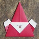 origami pere noel