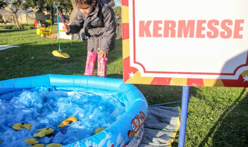 kermesse dans le jardin