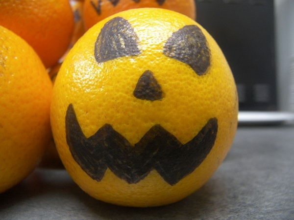 fruit pour halloween