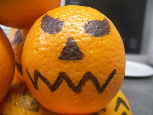 orange poyr halloween