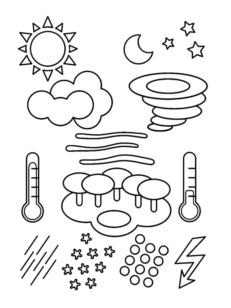 Coloriage hiver  24 dessins à imprimer