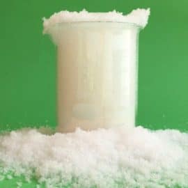 Poudre De Neige Artificielle Frosty Snow - Biodégradable, Autocollante, Pour Décorations