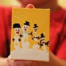 Empreinte de main bonhommes de neige : un cadeau original