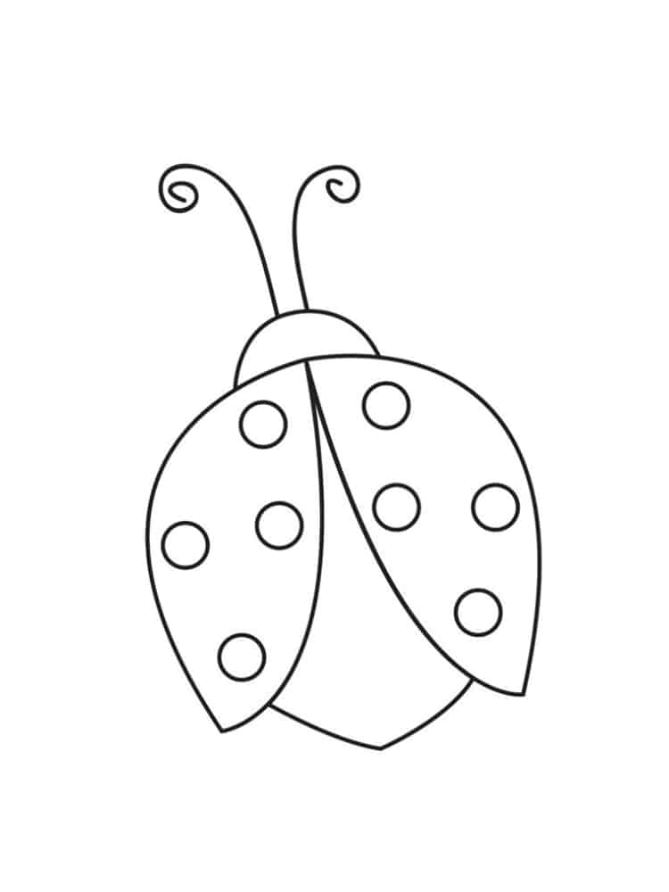 Coloriage Coccinelle 20 Modèles à Imprimer